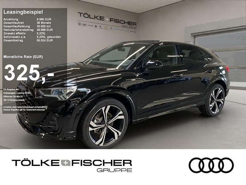 Mythosschwarz metallic Gebraucht 2025 Audi Q3 Sportback S-Line SUV | 49.898 € (Teuer) - Bild 1/4