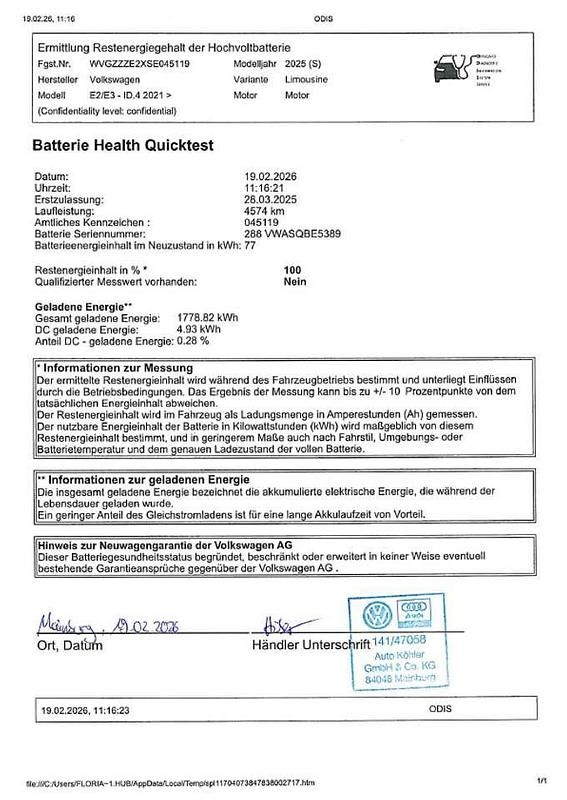 Gebraucht VW ID.4 GTX 250 kW (340 PS) 2025 Grenadillschwarz metallic SUV