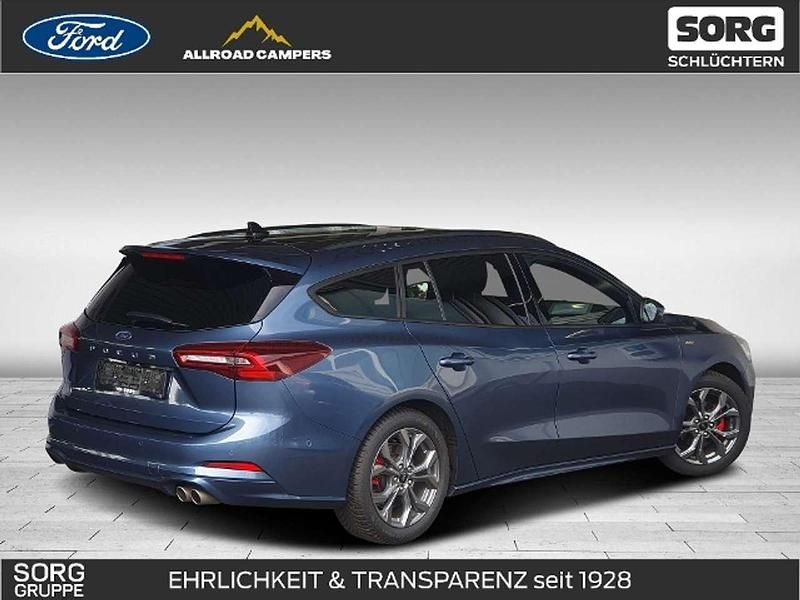 Gebraucht Ford Focus ST-Line X 125 PS (91 kW) 2023 Blau, chromablau metallic Kombi