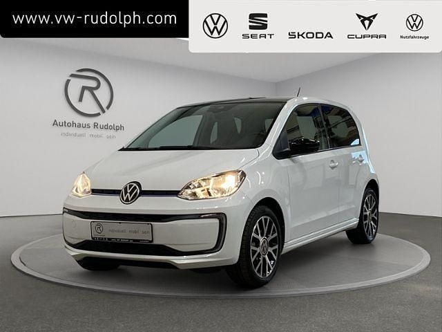 Pure white/deep black perleff Gebraucht 2021 VW e-up! move up! Kleinwagen | 15.420 € (Etwas zu teuer) - Bild 1/4