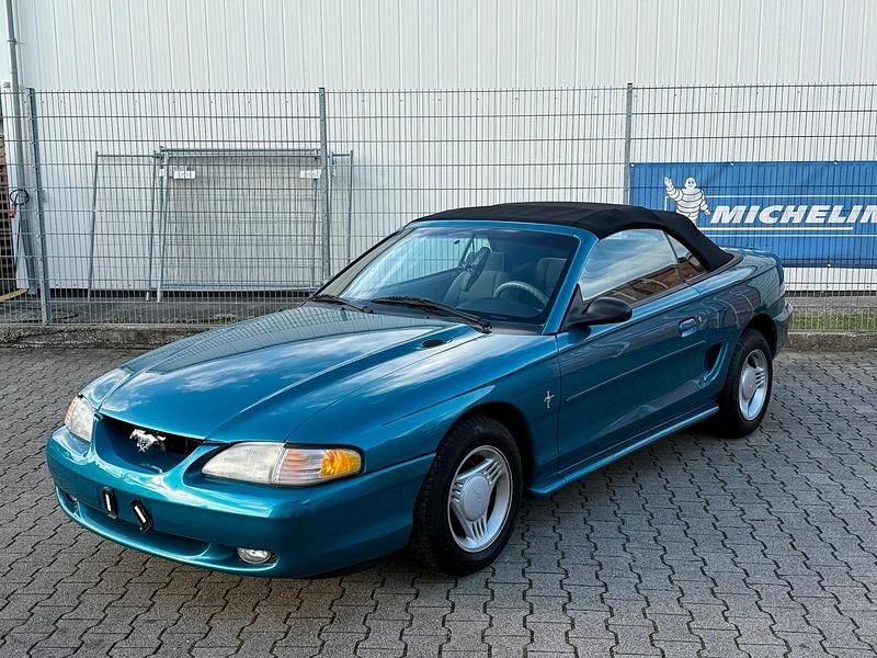 Blau Gebraucht 1994 Ford Mustang Cabrio | 2.999 € - Bild 1/4
