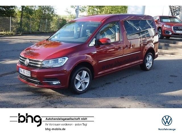 Rot Gebraucht 2016 VW Caddy Maxi Trendline Van / Kleinbus | 15.930 € (Teuer) - Bild 1/4