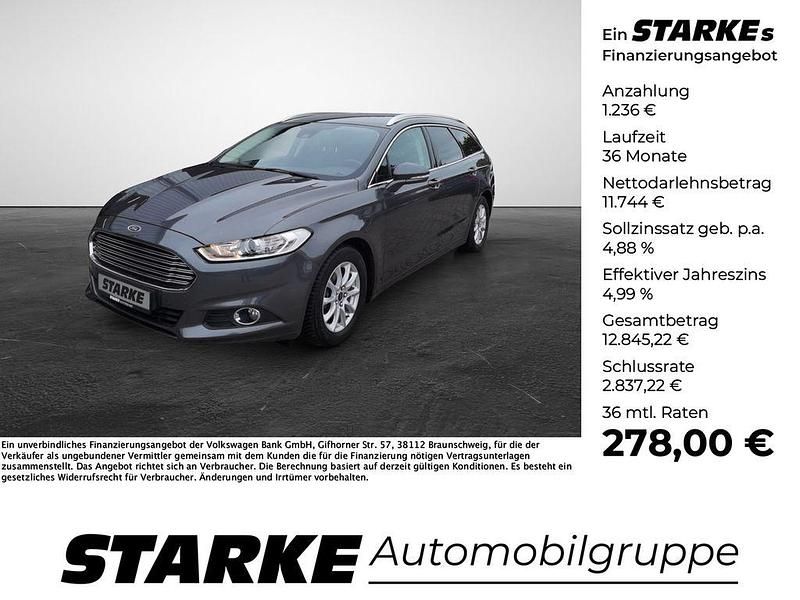 Grau Gebraucht 2016 Ford Mondeo Business Edition Kombi | 12.980 € (Fairer Preis) - Bild 1/4