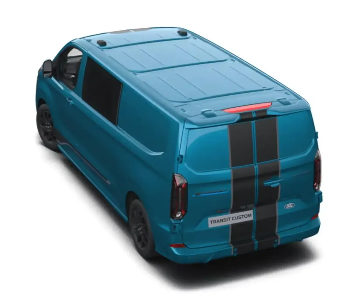 Neu Ford E-Transit Sport 160 kW (218 PS) 2026 Digital aqua blue metallic Van