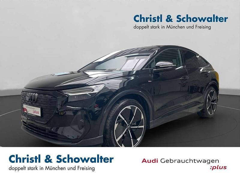 Mythosschwarz metallic Gebraucht 2024 Audi Q4 Sportback e-tron Sport SUV | 44.809 € (Teuer) - Bild 1/4