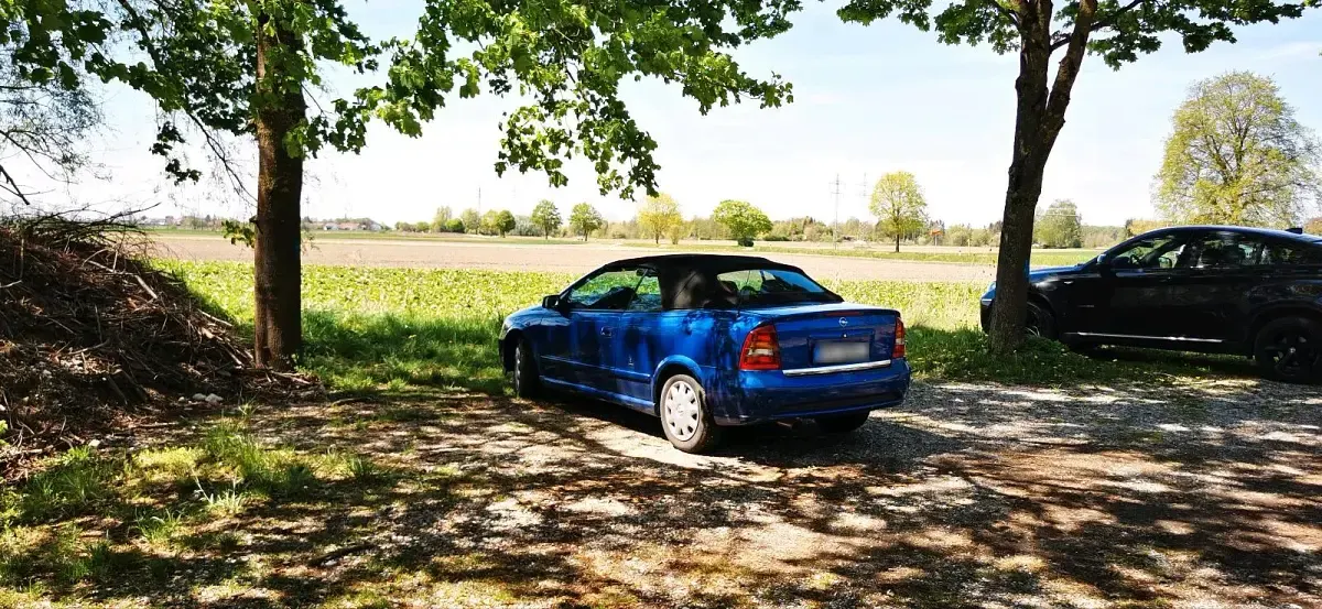 Gebraucht Opel Astra 130 PS (95 kW) 2001 Blau Cabrio