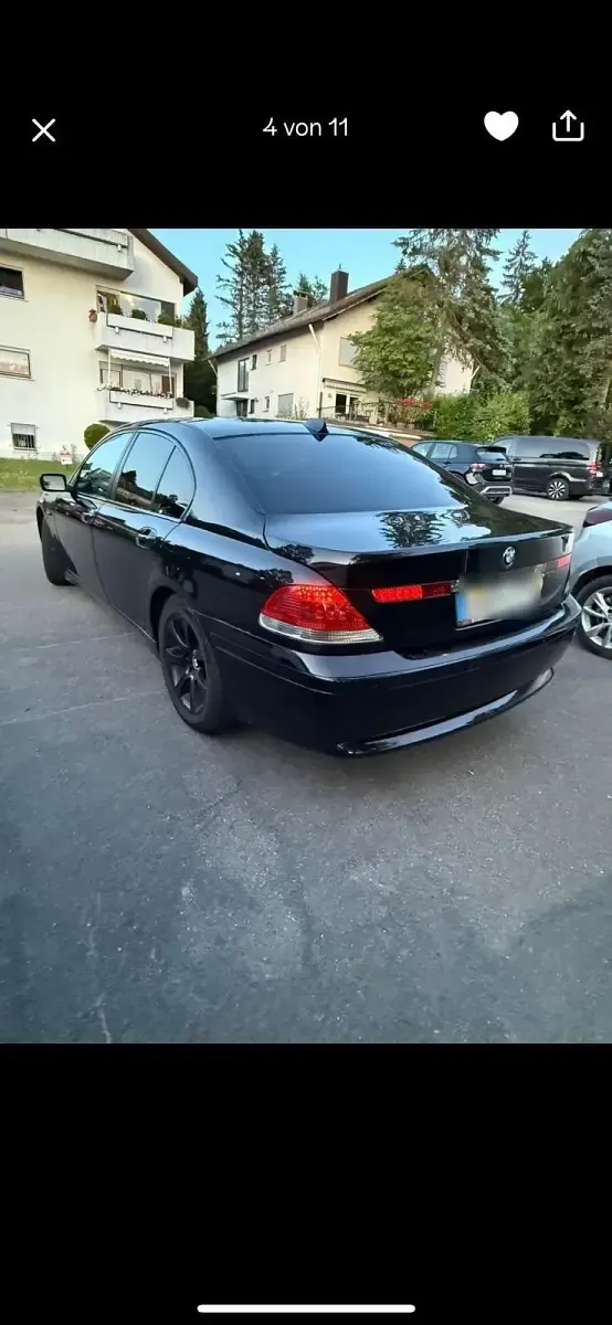 Gebraucht BMW 730 2004 Schwarz Limousine