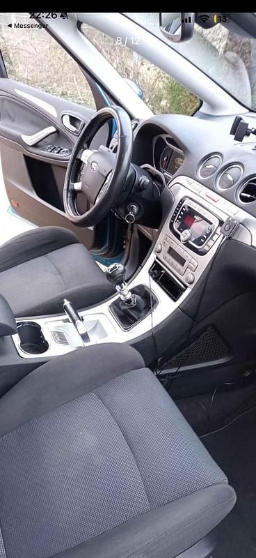 Gebraucht Ford S-MAX S 140 PS (102 kW) 2008 Blau Van / Kleinbus