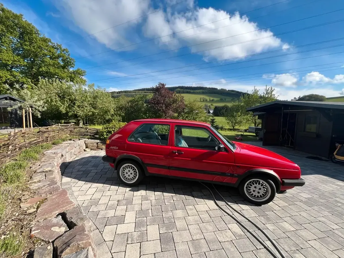 Gebraucht VW Golf II 55 PS (40 kW) 1988 Rot Kleinwagen