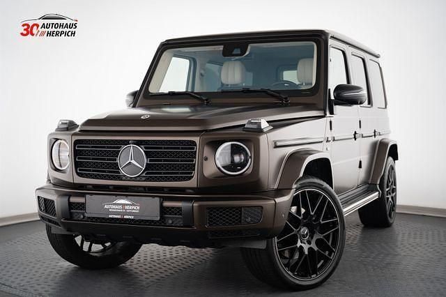 G manufaktur citrinbraun magn Gebraucht 2021 Mercedes G500 AMG SUV | 112.630 € (Superpreis) - Bild 1/4