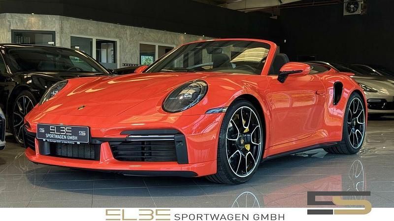 Orange Gebraucht 2020 Porsche 911 Turbo S Cabriolet Cabrio | 199.850 € (Etwas zu teuer) - Bild 1/4