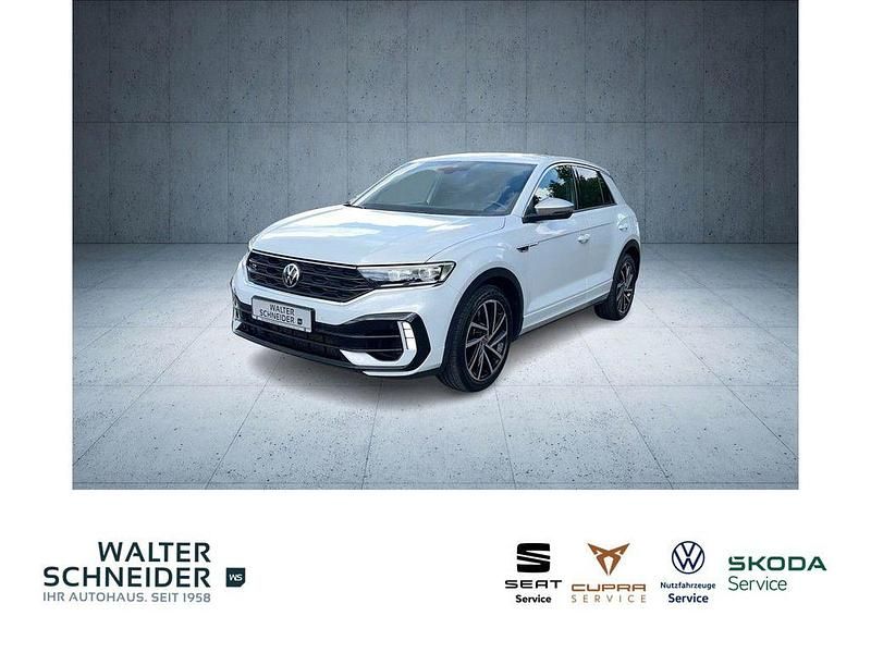 White silver metallic Gebraucht 2021 VW T-Roc R SUV | 29.950 € (Fairer Preis) - Bild 1/4