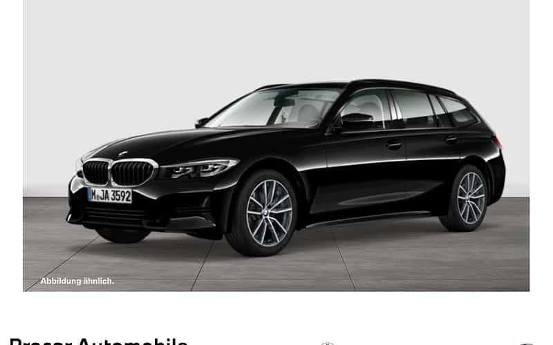 Schwarz Gebraucht 2022 BMW 318 Sport Line Kombi | 24.995 € (Guter Preis) - Bild 1/4