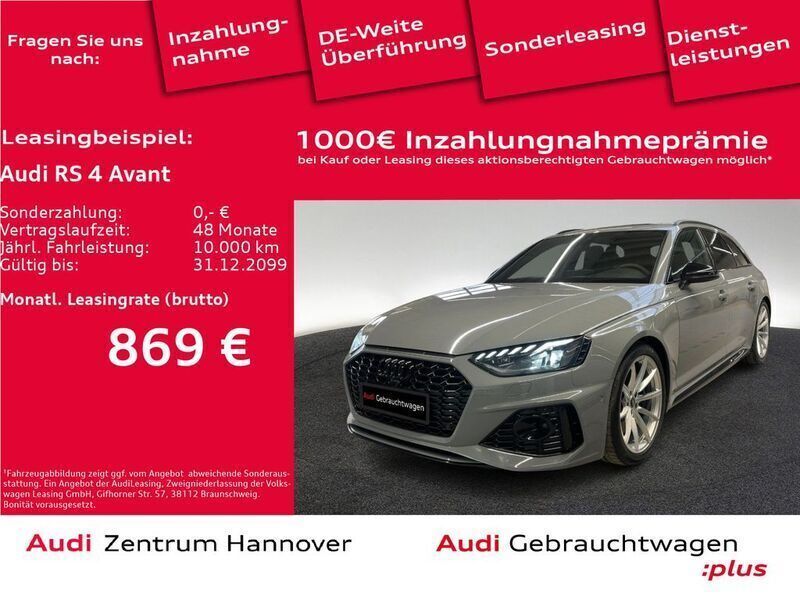 Nardograu Gebraucht 2022 Audi RS4 Ambiente Kombi | 61.450 € (Etwas zu teuer) - Bild 1/4
