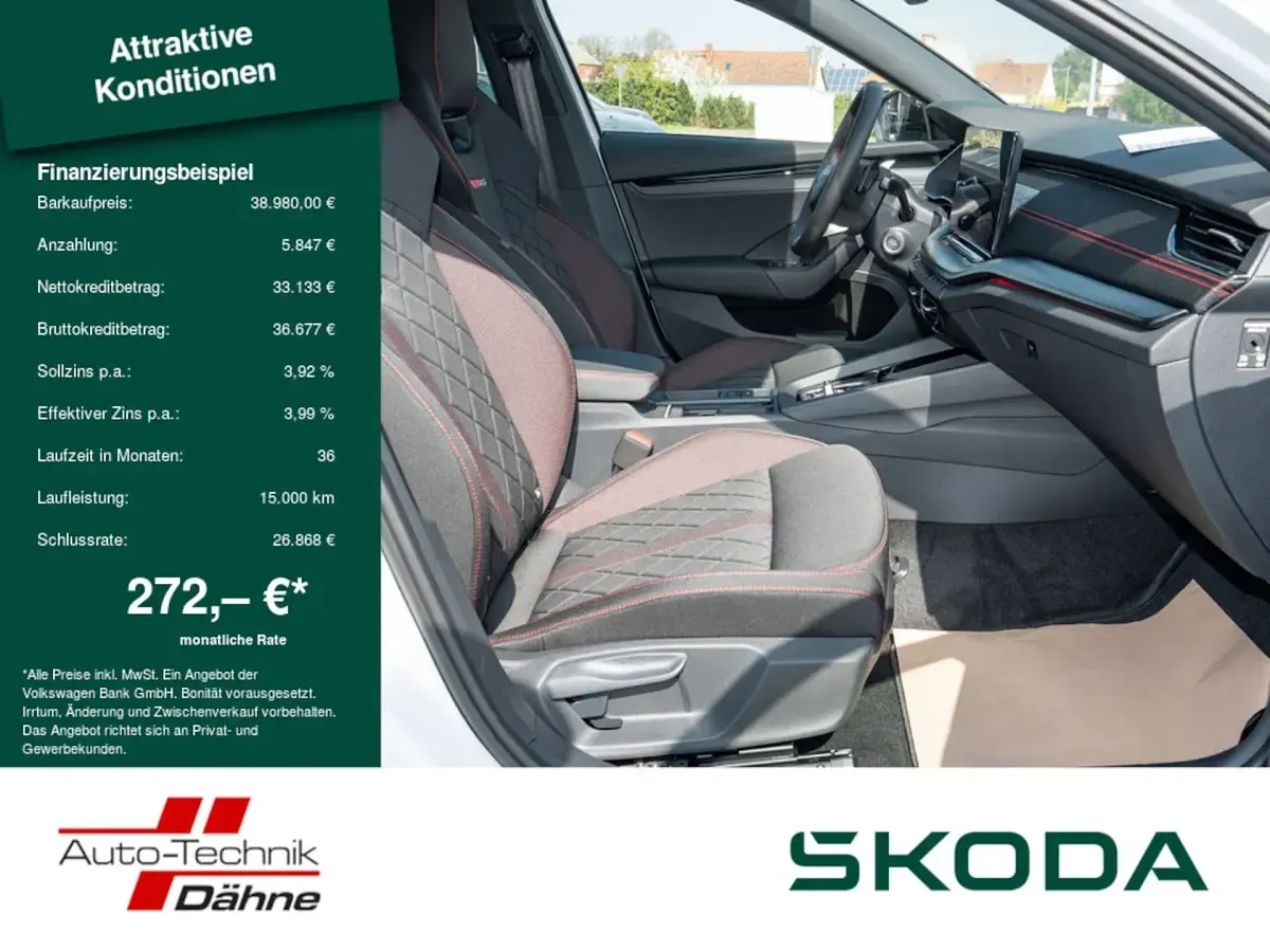 Neu Skoda Octavia RS 265 PS (194 kW) 2025 Weiß Kombi