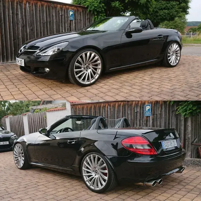 Gebraucht Mercedes SLK350 272 PS (200 kW) 2006 Schwarz Cabrio
