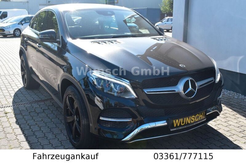 Obsidianschwarz metalliclack Gebraucht 2018 Mercedes GLE350 Coupé | 38.990 € (Guter Preis) - Bild 1/4