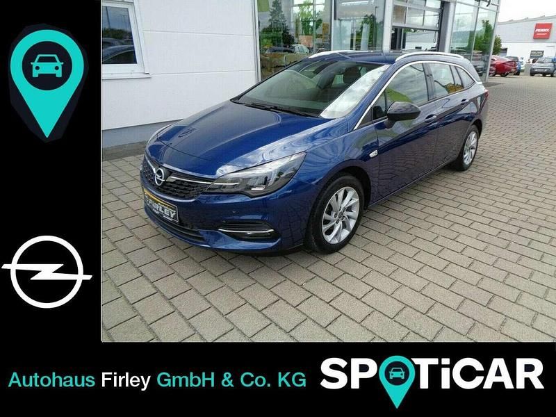 Blau Gebraucht 2022 Opel Astra Elegance Kombi | 15.900 € (Guter Preis) - Bild 1/4