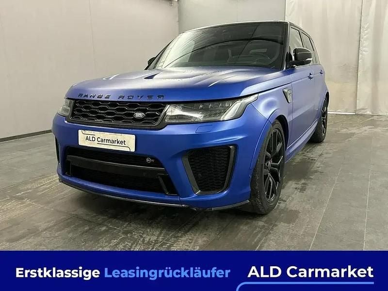 Blau Gebraucht 2022 Land Rover Range Rover Sport SVR SUV | 69.980 € (Superpreis) - Bild 1/4