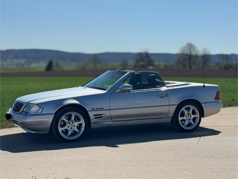 Silber Gebraucht 2001 Mercedes SL320 Edition Cabrio | 28.300 € (Fairer Preis) - Bild 1/4