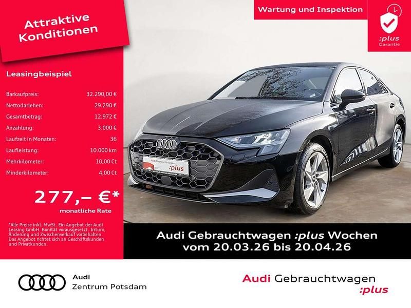 Gebraucht Audi A3 Advanced Plus 150 PS (110 kW) 2025 Mythosschwarz metallic Limousine