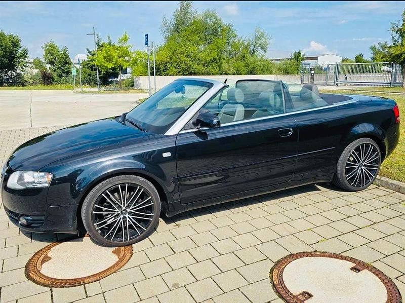 Schwarz Gebraucht 2008 Audi A4 Cabriolet Sport Cabrio | 5.850 € (Fairer Preis) - Bild 1/4