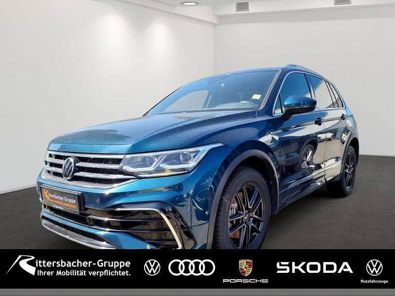 Nightshade blue metallic Gebraucht 2020 VW Tiguan R-line SUV | 28.830 € (Fairer Preis) - Bild 1/4
