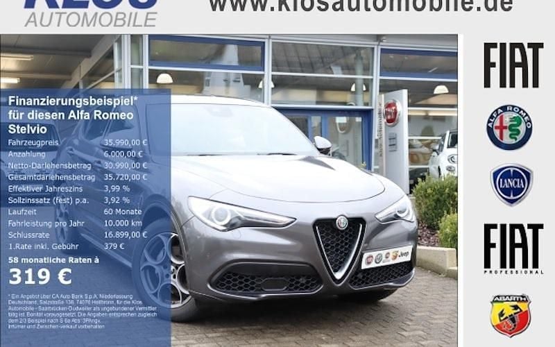 Grau Gebraucht 2023 Alfa Romeo Stelvio Ti SUV | 35.990 € (Guter Preis) - Bild 1/4