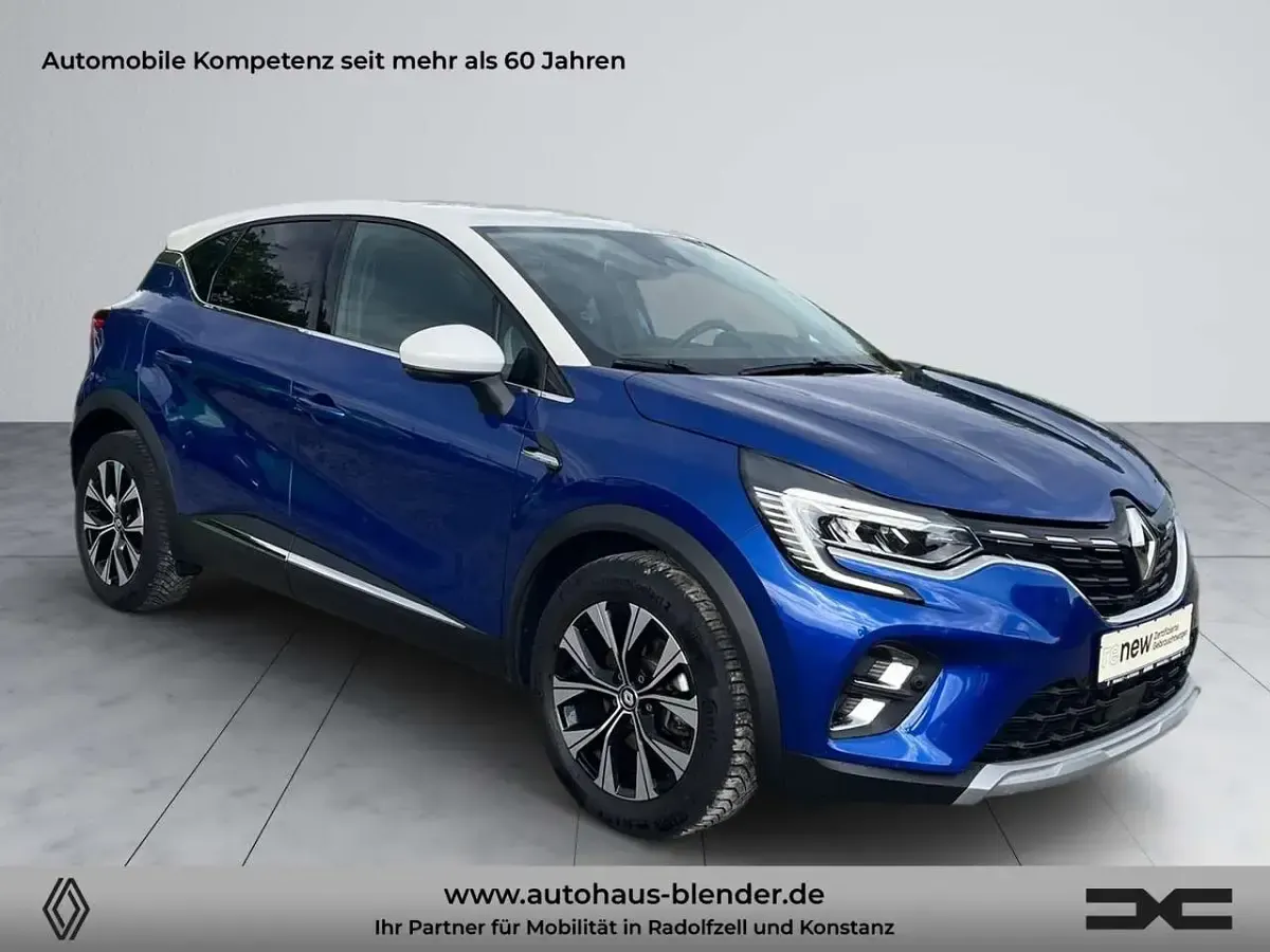 Gebraucht Renault Captur Techno 158 PS (116 kW) 2022 Ironblau metallic, dach alaba SUV
