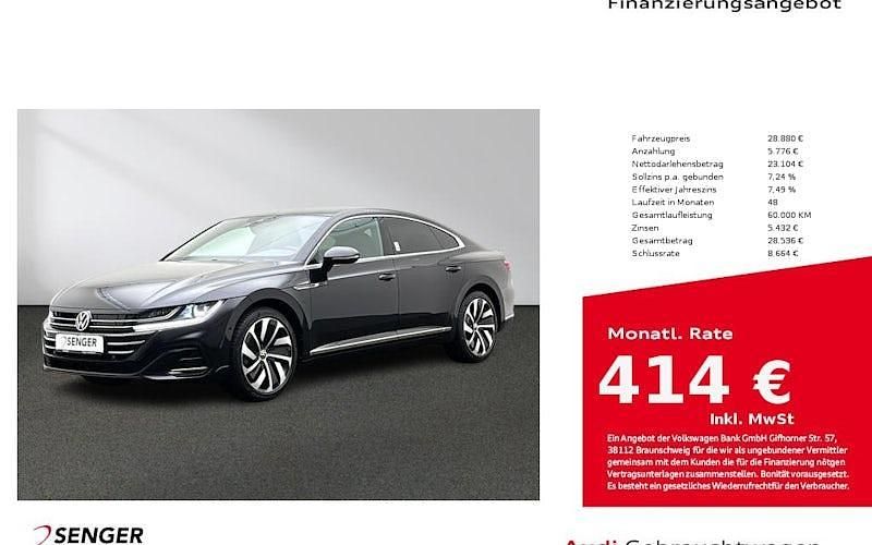 Gebraucht VW Arteon R-line 218 PS (160 kW) 2022 Deep black perleffekt Limousine