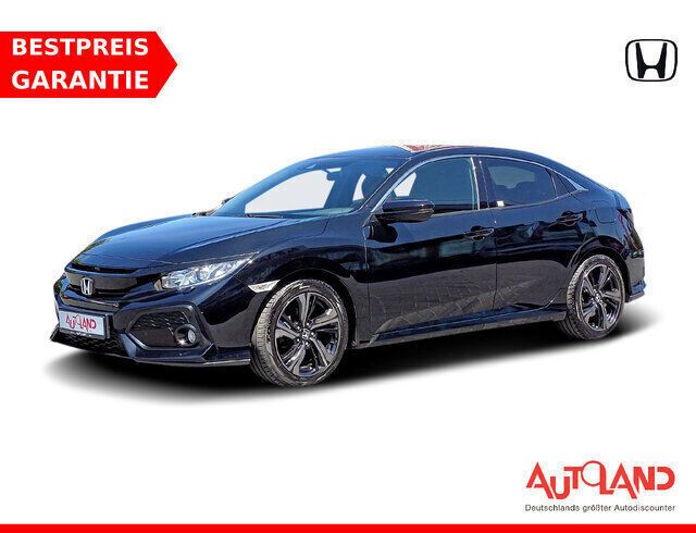 Schwarz Gebraucht 2018 Honda Civic Elegance Limousine | 16.950 € (Etwas zu teuer) - Bild 1/4