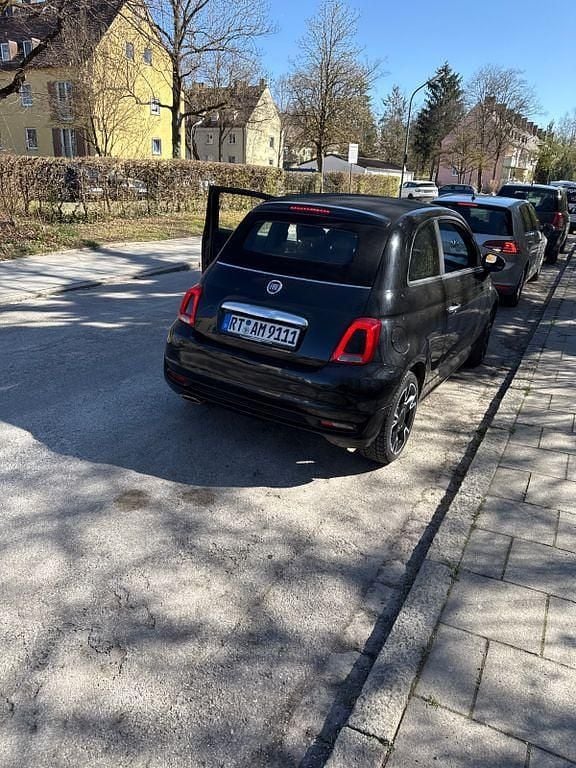 Schwarz Gebraucht 2019 Fiat 500C Rockstar Cabrio | 10.500 € (Guter Preis) - Bild 1/2