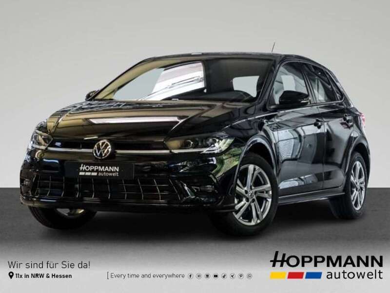 Schwarz (deep black perleffekt) Gebraucht 2024 VW Polo R-line Limousine | 24.990 € (Etwas zu teuer) - Bild 1/4