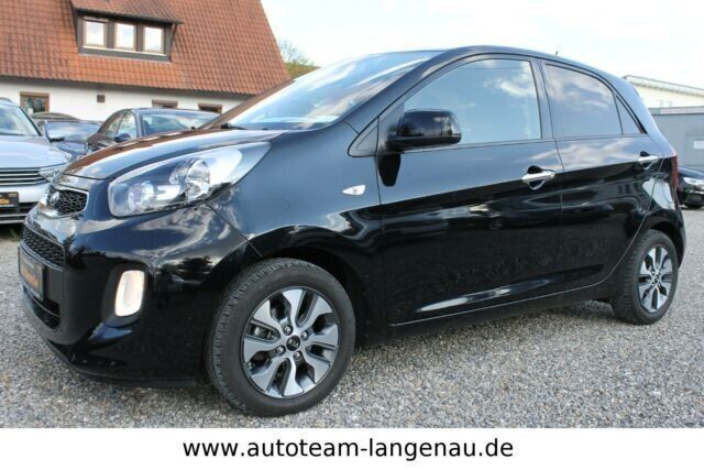 Gebraucht Kia Picanto DREAM-TEAM Edition 84 PS (61 kW) 2015 Schwarz metallic Kleinwagen