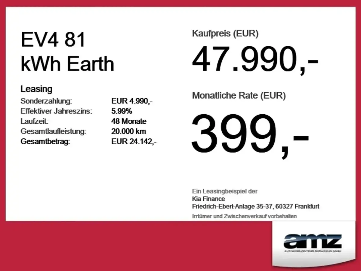 Ny Kia EV4 Earth 150 kW (204 HK) 2025 Hvid Hatchback