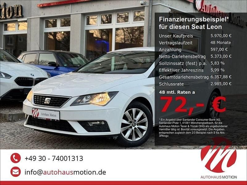 Weiß Gebraucht 2017 Seat Leon Style Limousine | 5.970 € (Guter Preis) - Bild 1/4
