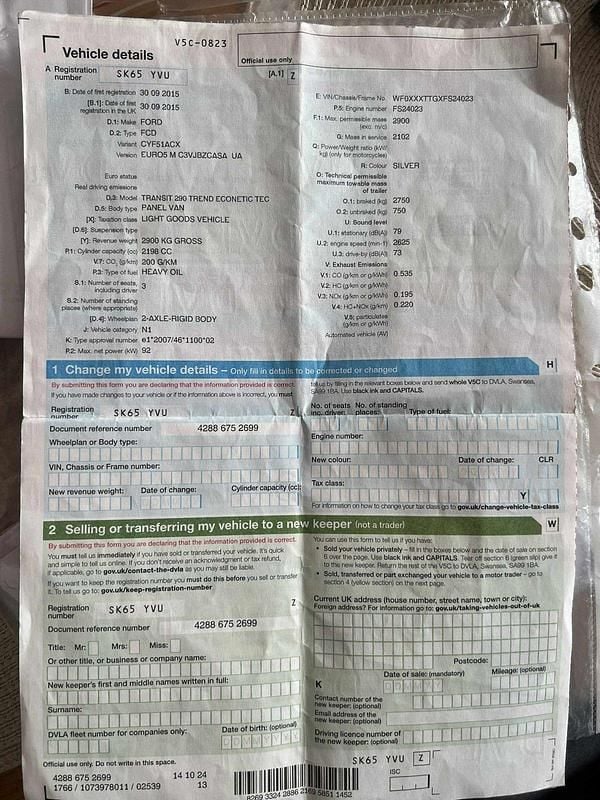 Gebraucht Ford Transit 2015 Van / Kleinbus