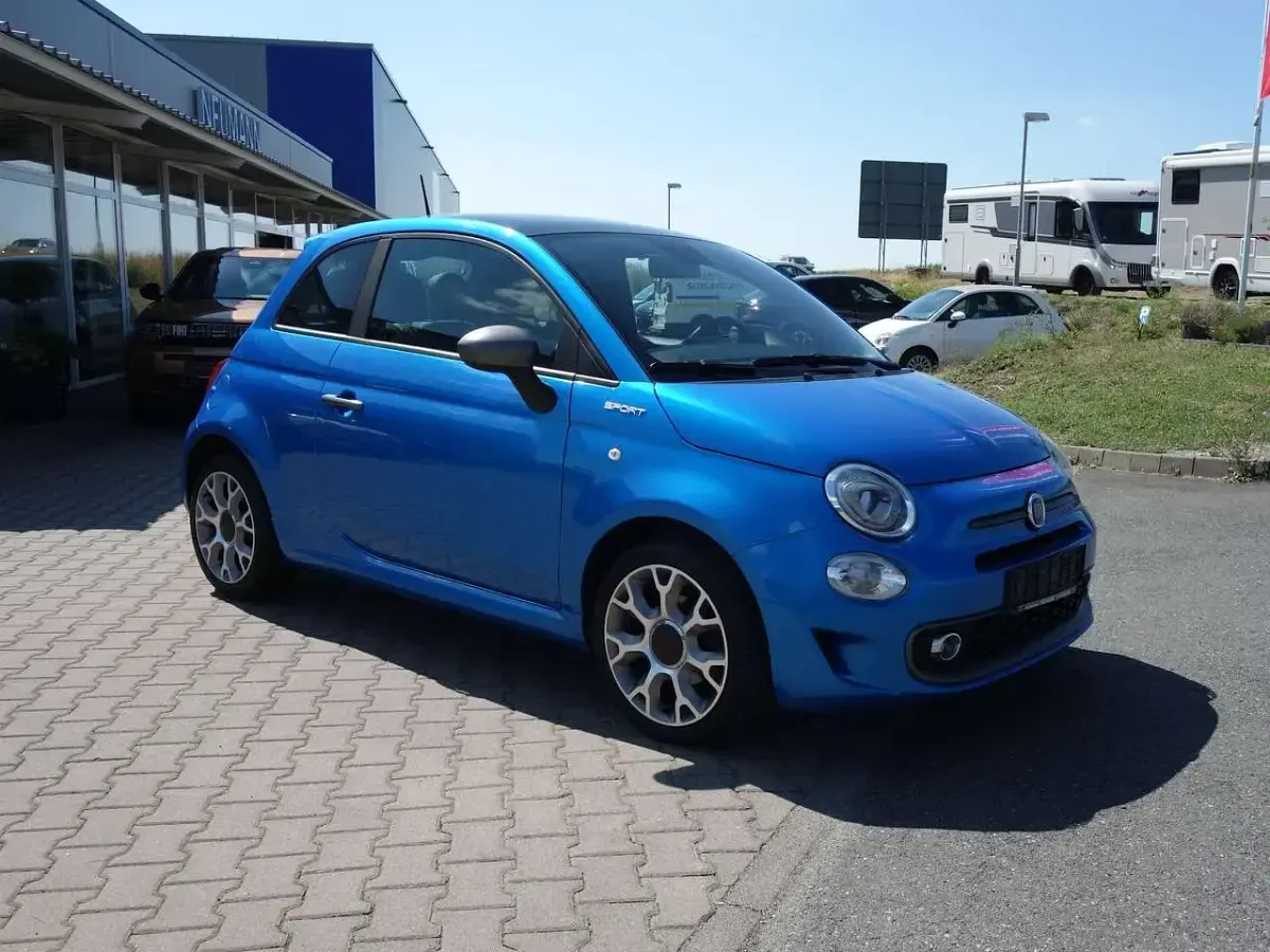 Gebraucht Fiat 500 Sport 69 PS (50 kW) 2021 Italia blau Kleinwagen