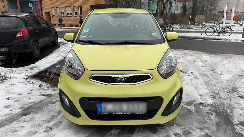 Gebraucht Kia Picanto 69 PS (50 kW) 2014 Grün Kleinwagen