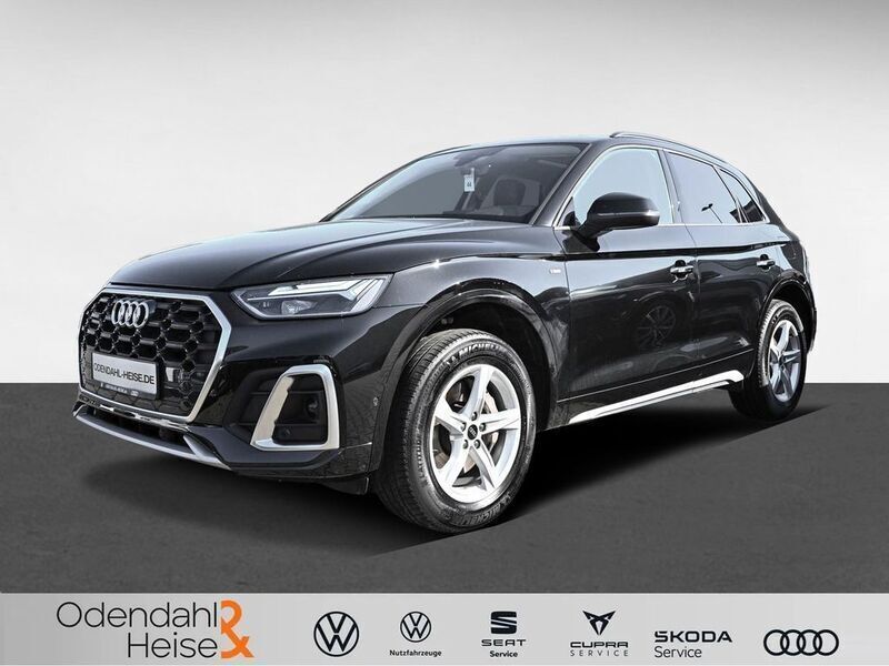 Polsterfarbe: schwarz Gebraucht 2021 Audi Q5 S-Line SUV | 35.780 € (Guter Preis) - Bild 1/4