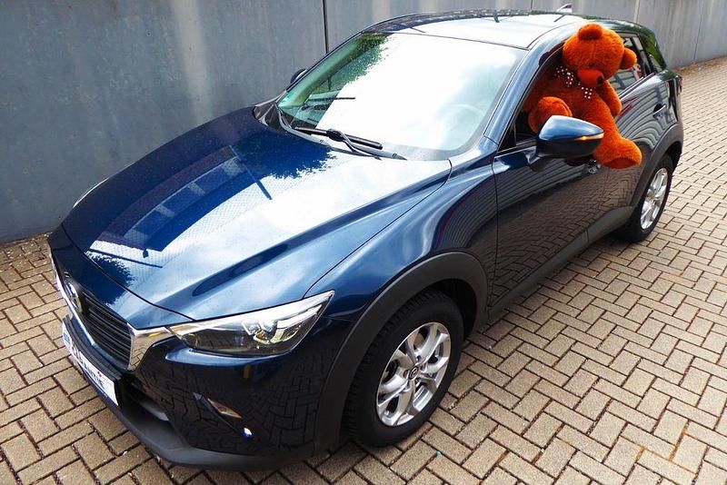 Blau Gebraucht 2019 Mazda CX-3 Exclusive-Line SUV | 19.611 € (Fairer Preis) - Bild 1/4