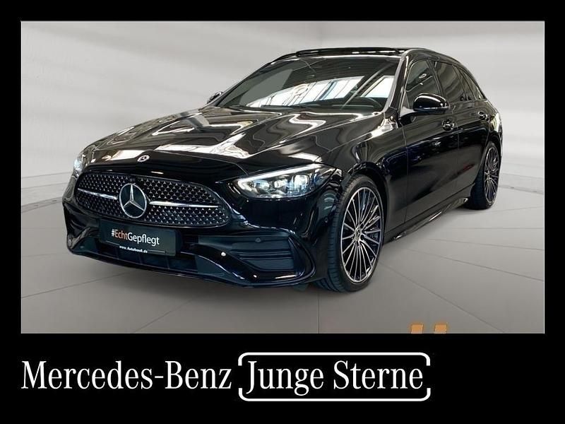 Schwarz Gebraucht 2023 Mercedes C300 AMG Limousine | 49.829 € (Teuer) - Bild 1/4