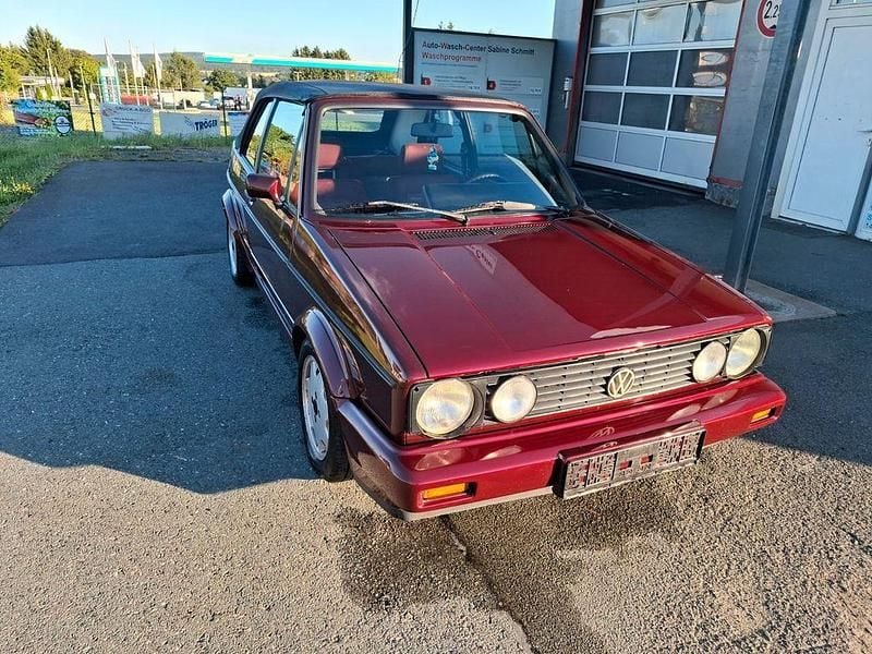 Rot Gebraucht 1990 VW Golf Cabriolet Cabrio | 7.450 € - Bild 1/4