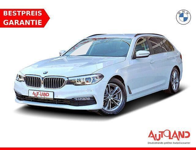 Weiß Gebraucht 2018 BMW 520 Sport Line Kombi | 24.990 € (Fairer Preis) - Bild 1/4