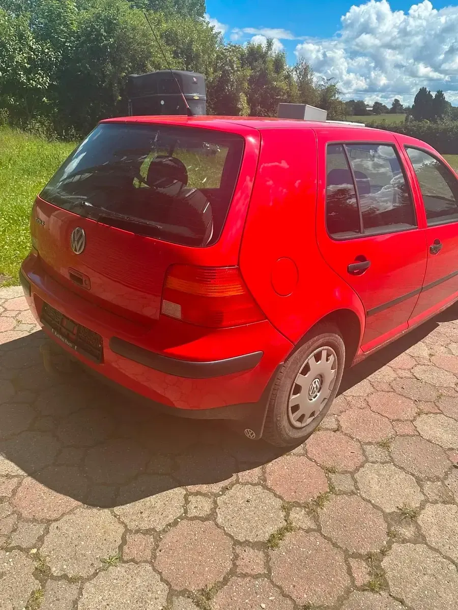 Gebraucht VW Golf IV 75 PS (55 kW) 1999 Rot Kleinwagen