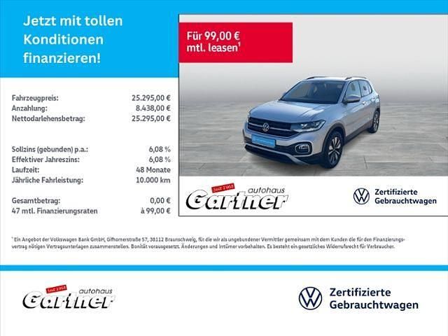 Gebraucht VW T-Cross Move 110 PS (80 kW) 2023 Reflexsilber metallic SUV