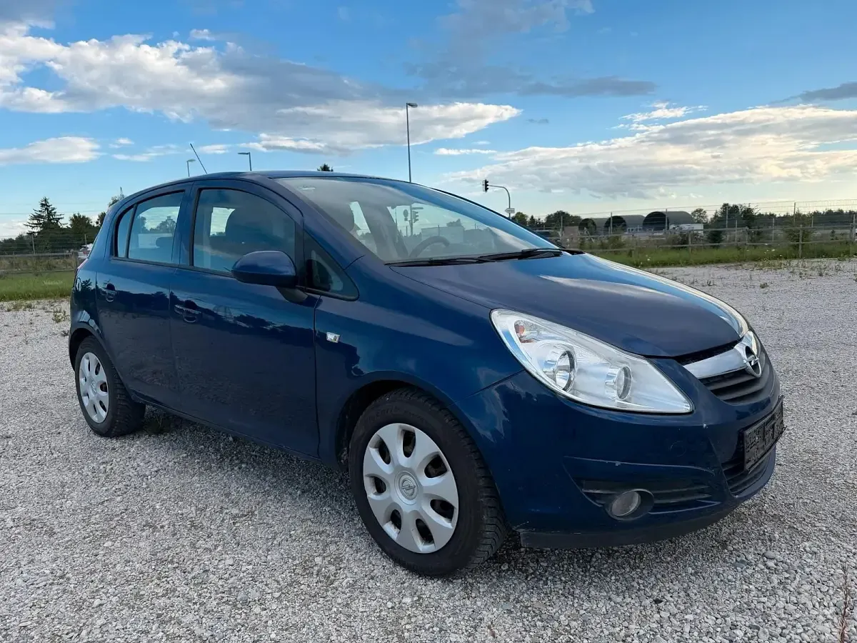 Gebraucht Opel Corsa 80 PS (58 kW) 2009 Blau Kleinwagen