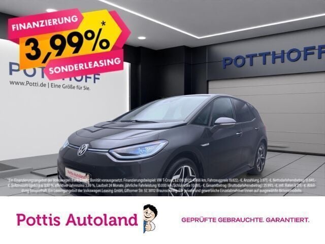 Grau Gebraucht 2021 VW ID.3 Pro Kleinwagen | 19.977 € (Fairer Preis) - Bild 1/4