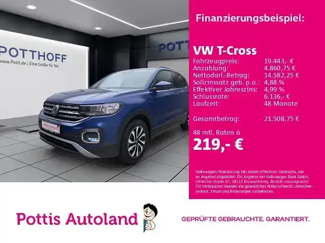 Gebraucht VW T-Cross Active 110 PS (80 kW) 2023 SUV