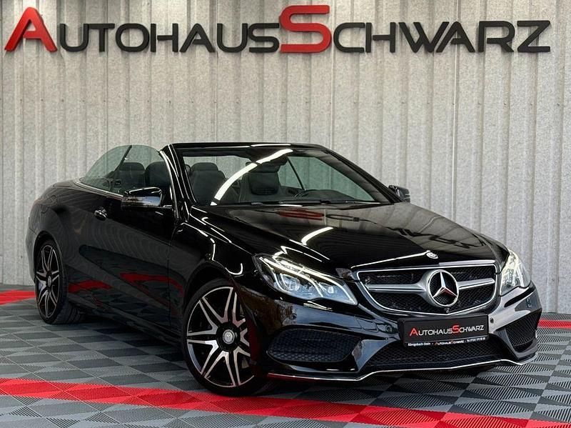 Obsidianschwarz Gebraucht 2013 Mercedes E400 AMG line Cabrio | 24.790 € (Etwas zu teuer) - Bild 1/4